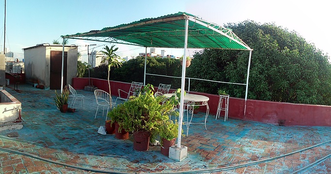 'Roof terrace' Casas particulares are an alternative to hotels in Cuba.